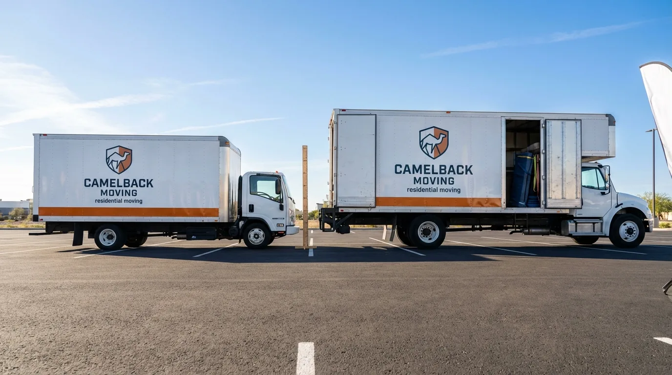 Moving truck size capacity guide in Nanty Glo